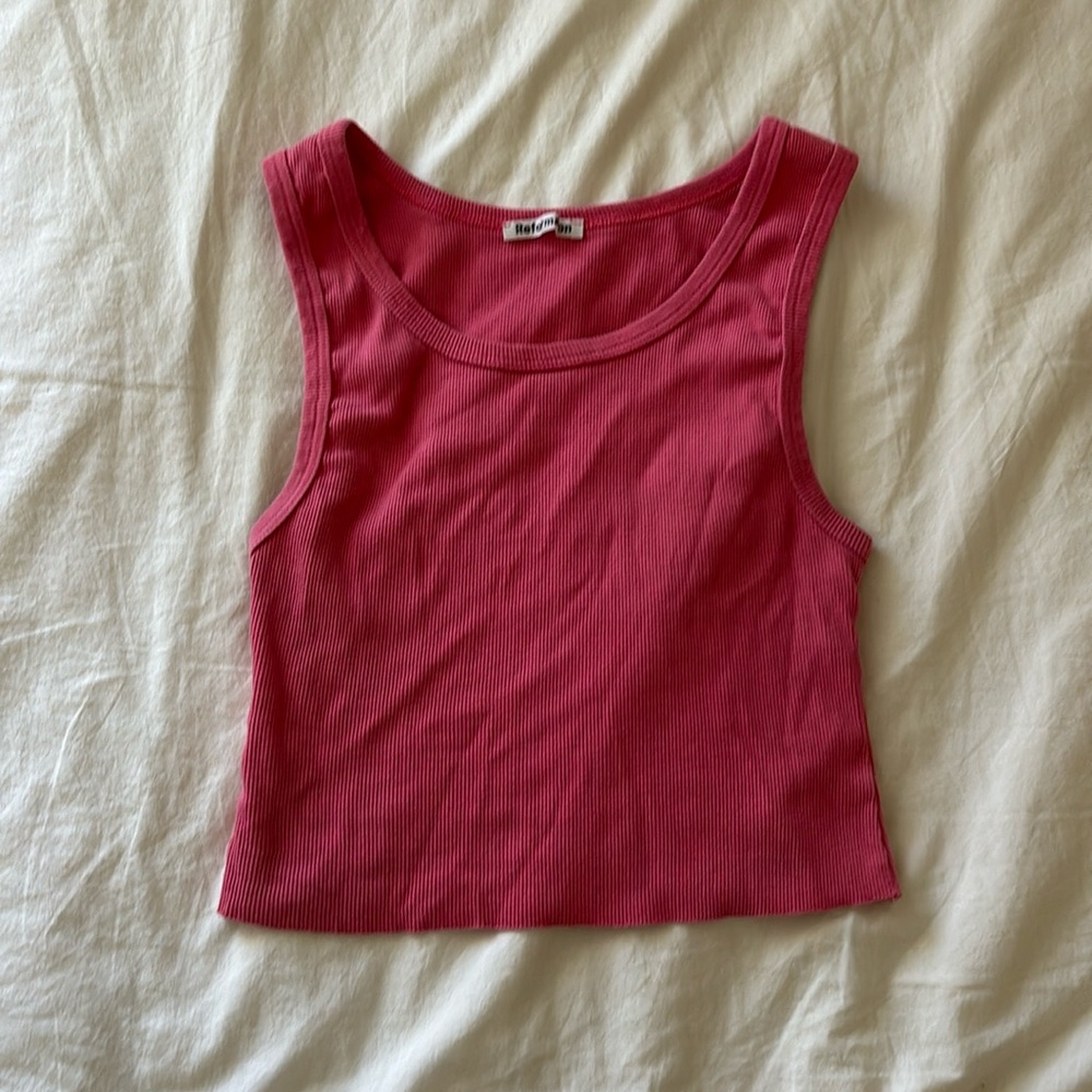 Reformation Pink Tank Size M